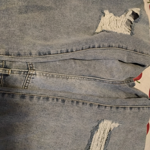 Misguided High Rise Mom Distressed Cotton Jeans Women’s Size 8 29W 27L NEW with - Picture 3 of 5